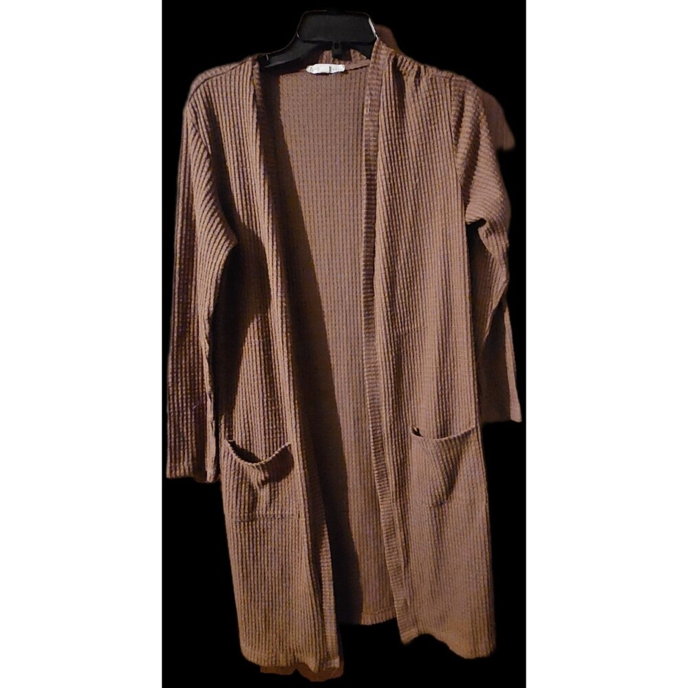 Another Reason Womens Size M Long-Sleeve Open Cardigan With Pockets